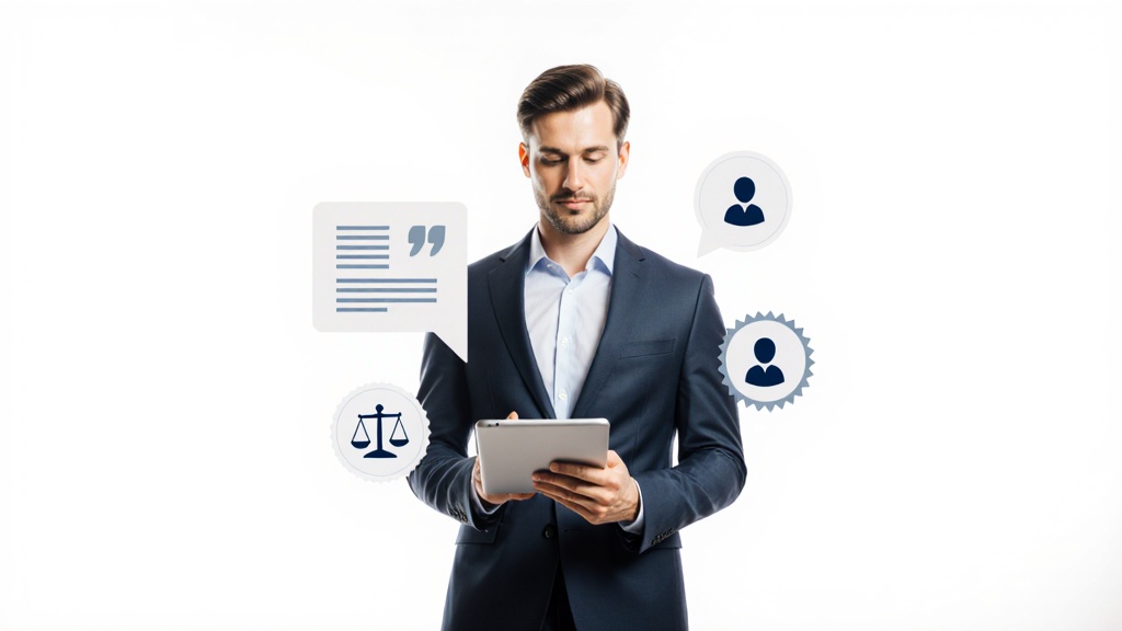 Social media that establishes professional authority with every post